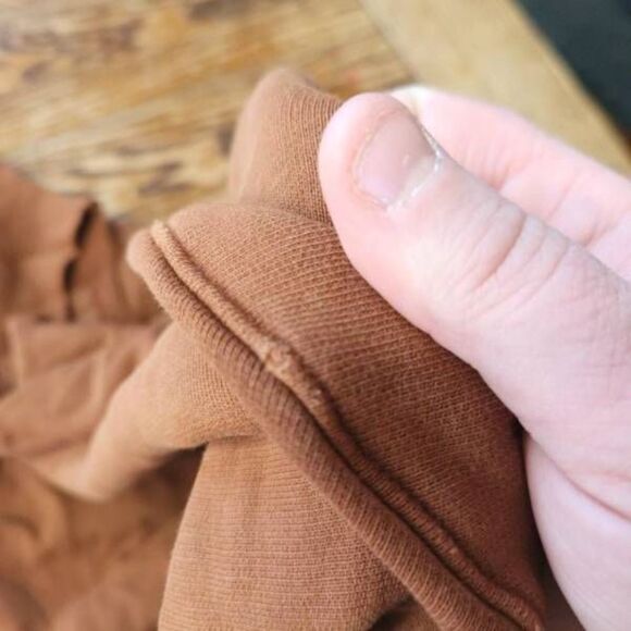 Frank & Eileen - Isabelle Funnel Neck Dress - Cinnamon sz Small - Picture 7 of 7